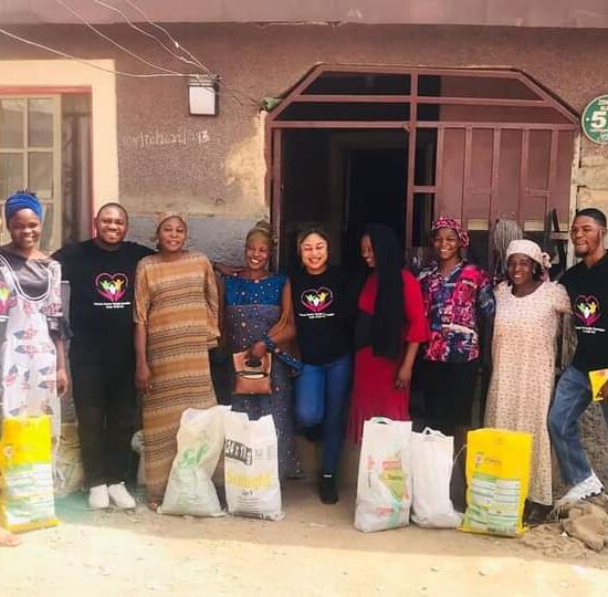 DCCF team distributed food to widows at one of our partner churches